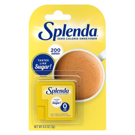 Splenda Sweetener Minis Zero Calorie Sweetener And Sugar Substitute