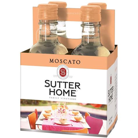 Sutter Home Moscato 4 Pack 4 Pack Of 187 Ml Bottle