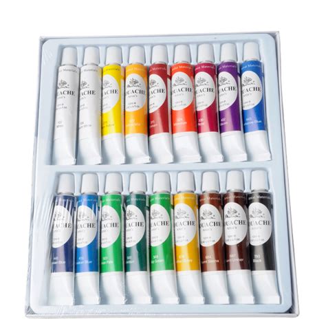 12ml Gouache Colour Set Of 12 18 24 From China Manufacturer Medo A