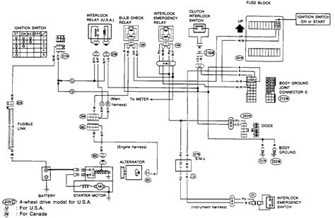 Nissan D21 Fuel Pump Wiring Diagram