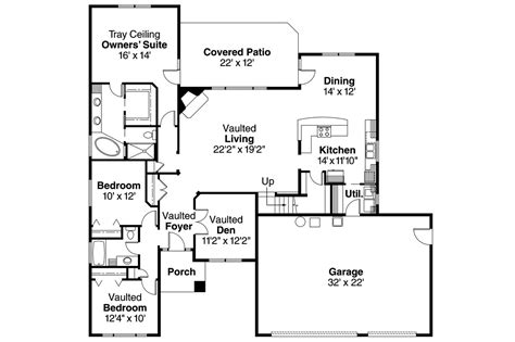 Prairie Style House Plans Cheyenne 30 643 Associated Designs