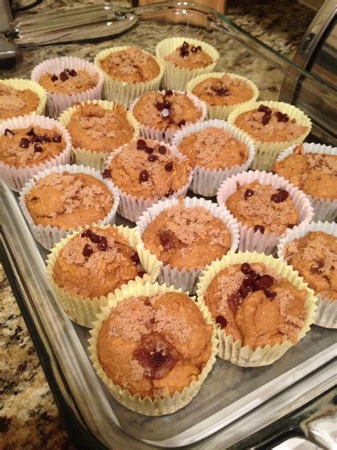 Pumpkin Muffins With Spice Cake Mix And Applesauce Cake Area