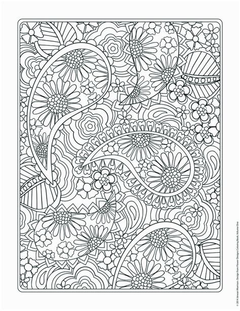 Hard Design Coloring Page