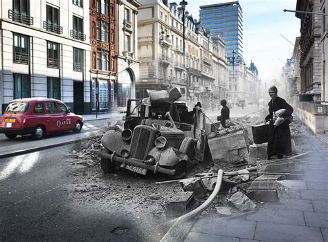 Horrors Of Blitz In London Brought Into Focus With Striking Photos That