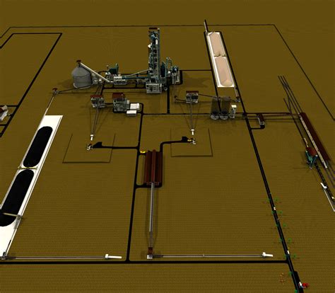 Cement Plant Layout Free 3d Model