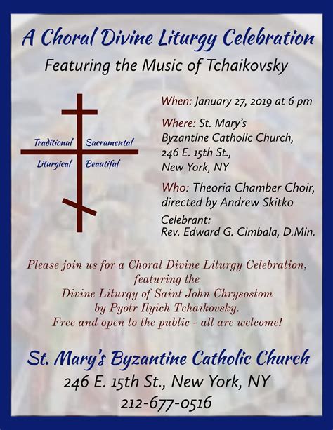 New Liturgical Movement Divine Liturgy With Music By Tchaikovsky In