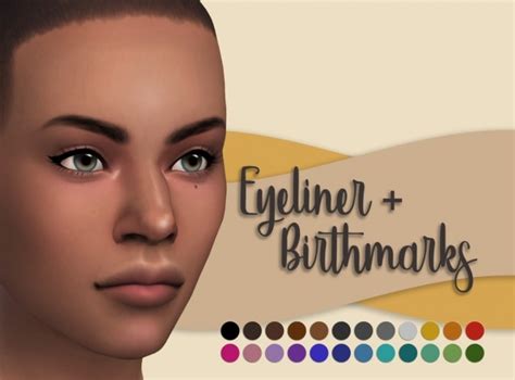 Eyeliner And Birthmarks At Miss Ruby Bird Sims 4 Updates