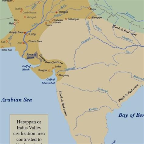 Identify The Location Of The Harappan Civilization On This Map Of The