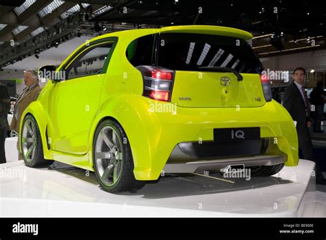 Toyota Iq Concept At A European Motor Show Stock Photo Alamy