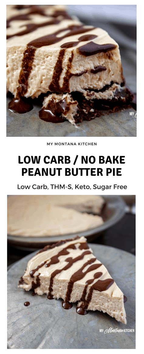 I've made some classic dessert recipes for peanut butter lovers, like peanut butter brownies, chocolate peanut butter cake and classic. Low Carb Peanut Butter Pie | My Montana Kitchen