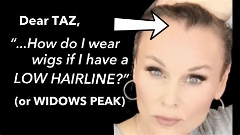 Must See How To Work With A Widows Peak Or Low Hair Line While Wearing