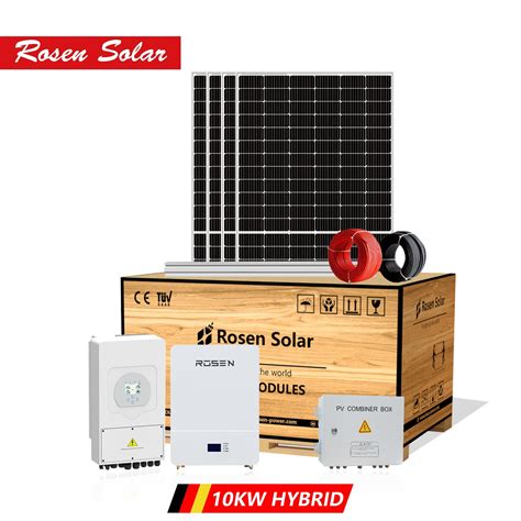 10kw Hybrid Solar System Battery Storage Energy System Hybrid Inverter And 5kw Solar System