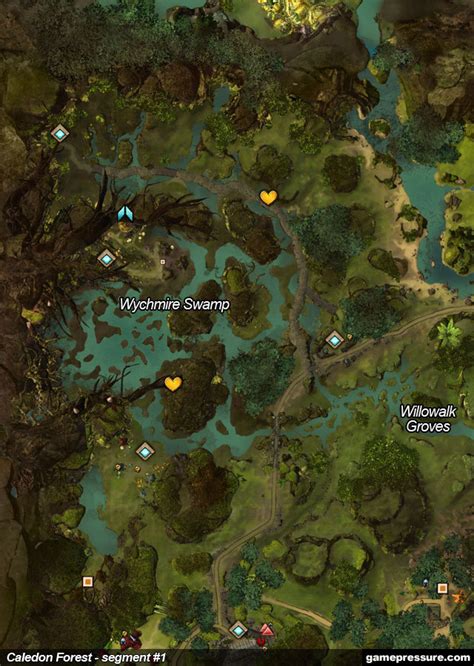Caledon Forest Maps Guild Wars 2 Game Guide