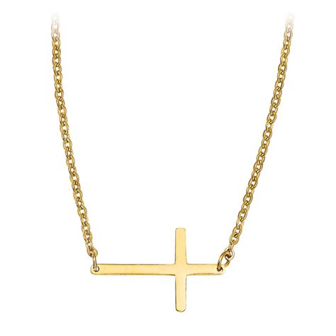 18" Sideways Cross Necklace | Fred Meyer Jewelers