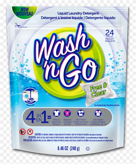 Go Singles Contains A Patented Formula That Wash N Go Detergent Hd Png Download Stunning Free