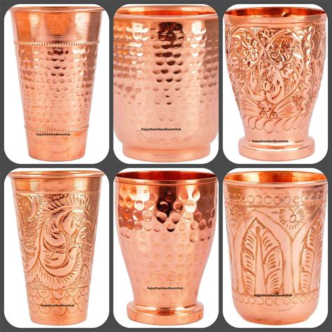 100 Pure Copper Cup Handcrafted Pure Copper Cup For Etsy