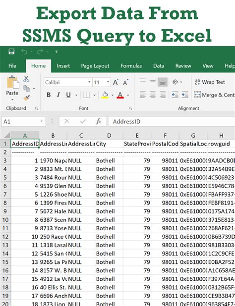 Sql Query Excel Worksheet
