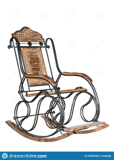 Specify a picture on your computer or phone, click the ok button at the bottom of this page. Rocking Chair Isolated On White Background Stock Photo ...
