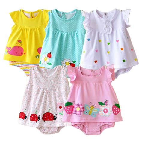 2018 Baby Rompers Summer Baby Girls Clothing Sets Cute