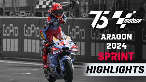 Watch Motogp Aragon Gp Sprint Race Highlights Video Online Hd On