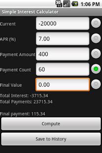 Simple Interest Calculator 1.0.0 Free Download
