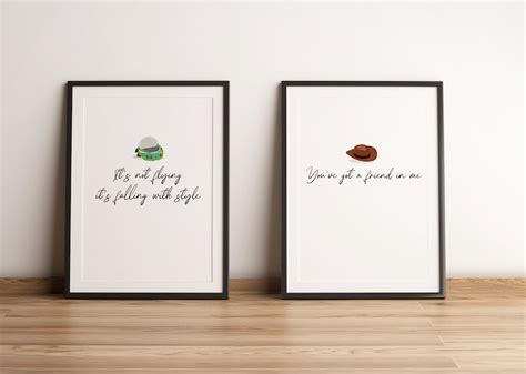 Youve Got A Friend In Me Woody Quote Toy Story Print Etsy Uk