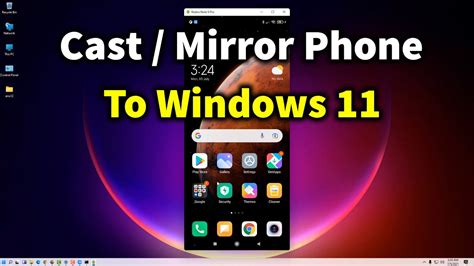 How To Castmirror Android Mobile Phone Screen To Windows 11 Pc Laptop