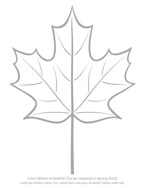 Red Maple Leaf Outline Picturealbafenollar Mcoloring Leaf Coloring