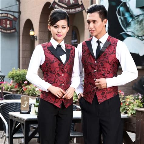 20 Pcslot Wholesale Male And Female Vest Uniforms Vest Suit The