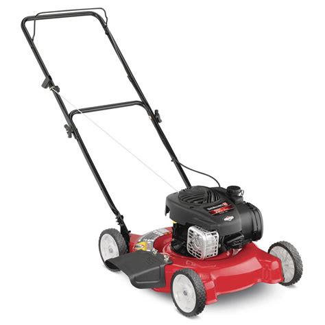 Yard Machines 20 In 125cc Ohv Briggs And Stratton Gas Push Mower 11a