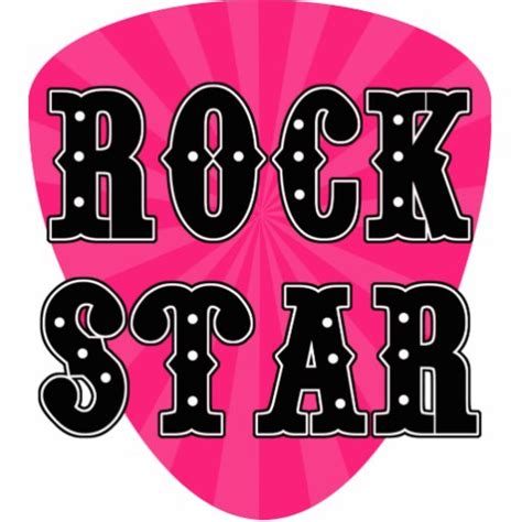 Rock Star Guitar Pick Photo Cutout Zazzle