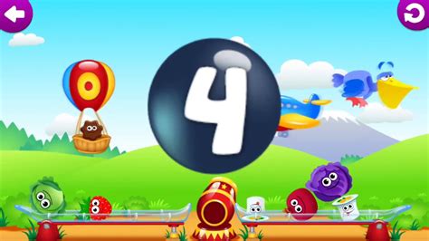 Funny Food 123 Kids Number Games For Toddlers Educational Game For Kids