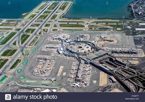 Aerial International Airport Of San Francisco Sfo