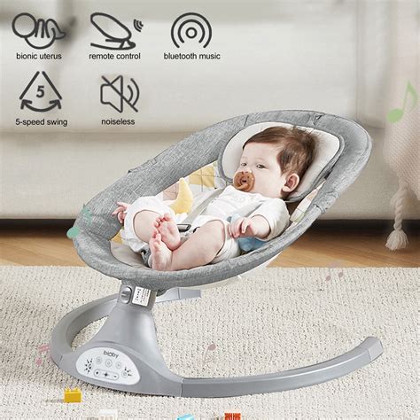 Bioby Electric Baby Swing Chair Infant Swing With Remote Control