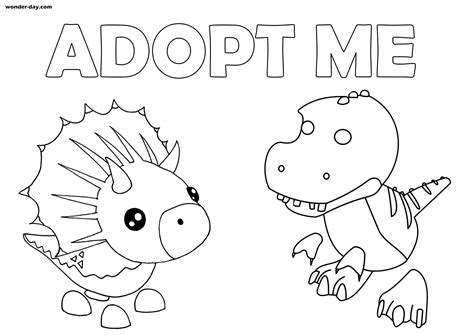 Adopt Me Printable Coloring Pages Printable Templates