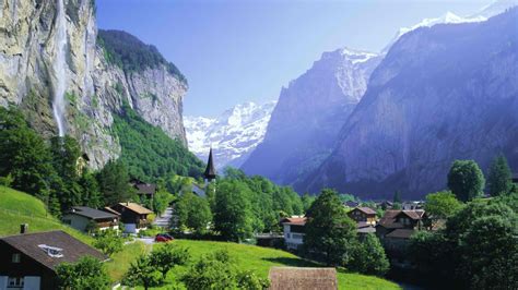 Nature Landscape Mountain Switzerland Wallpapers Hd