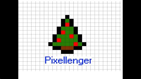 Small Simple Christmas Tree How To Draw Pixel Art Minecraft Как