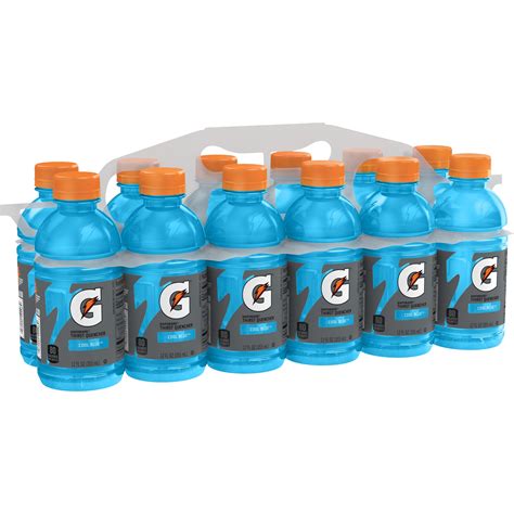 Gatorade Cool Blue Thirst Quencher Sports Drink 12 Oz 12 Pack Bottles