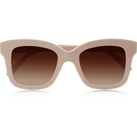 Stella Mccartney Square Frame Acetate Sunglasses 220 Liked On Polyvore Sunglass Frames