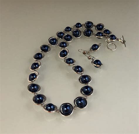 Vintage blue Japanese pearls | Japanese pearls, Pearls, Vintage