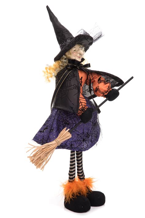 Fabric Sassy Standing Witch Halloween Accent Halloween Costumes Fabric
