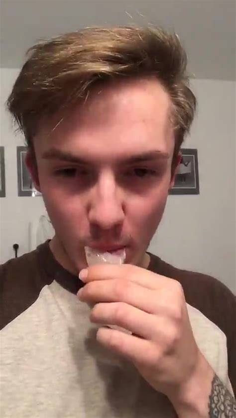 cum eating sucking cum out of used condom he…