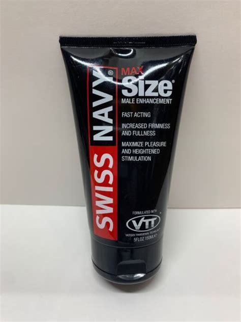 Swiss Navy Max Size Male Enhancement Cream 5oz For Sale Online Ebay