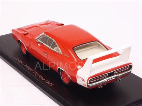 Spark Model Dodge Charger Daytona 1969 Red 143 Scale Model