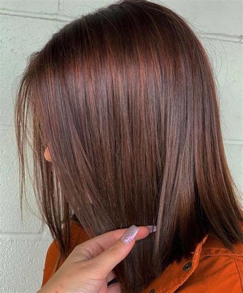 warm up your look this fall with the cinnamon brown hair trend redish brown hair coffee hair
