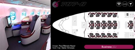 Qatar Airways Boeing 787 8 Dreamliner Seat Plan