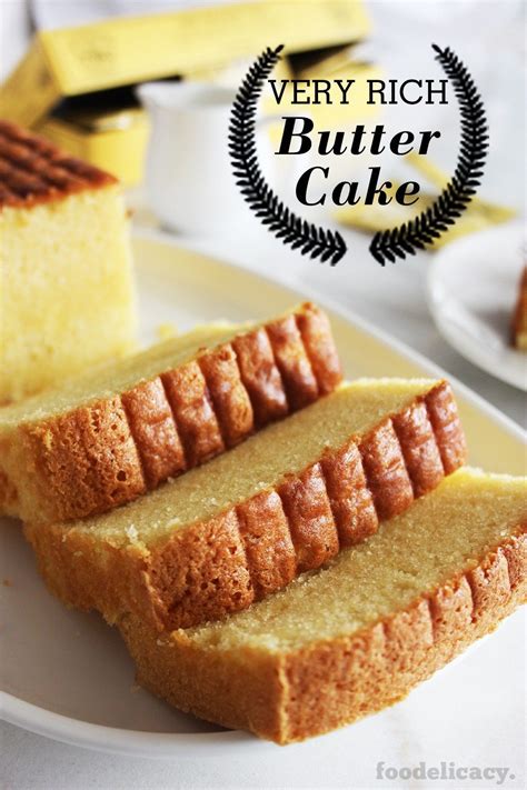 Betty crocker™ super moist™ favorites butter recipe yellow cake mix. Very Rich Butter Cake | foodelicacy