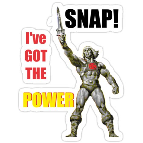 Ive Got The Power Stickers By Alsadad Redbubble
