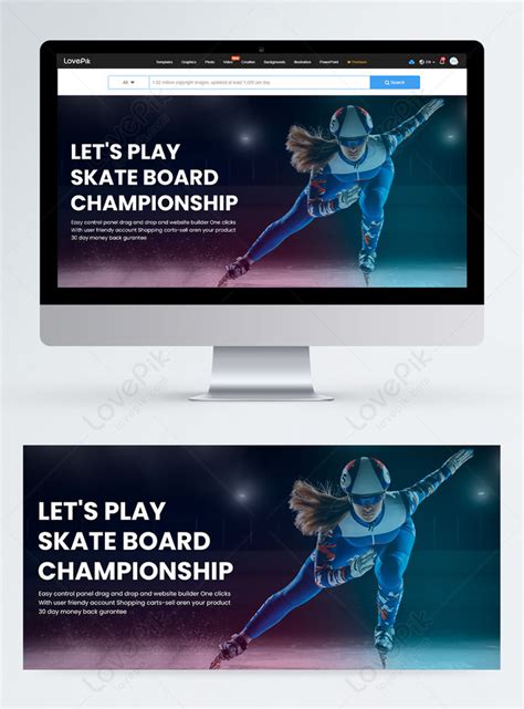 Skate Board Championship Web Banner Template Imagepicture Free