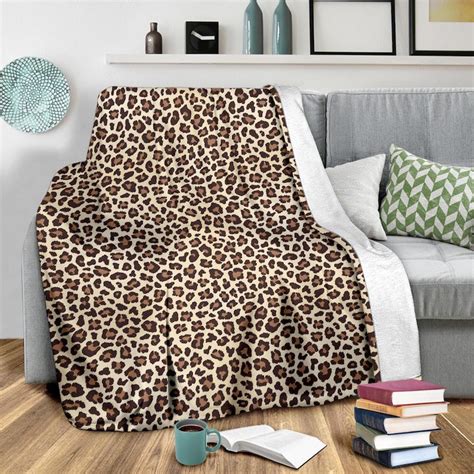 Leopard Blanket Leopard Throw Blanket Leopard Fleece Etsy